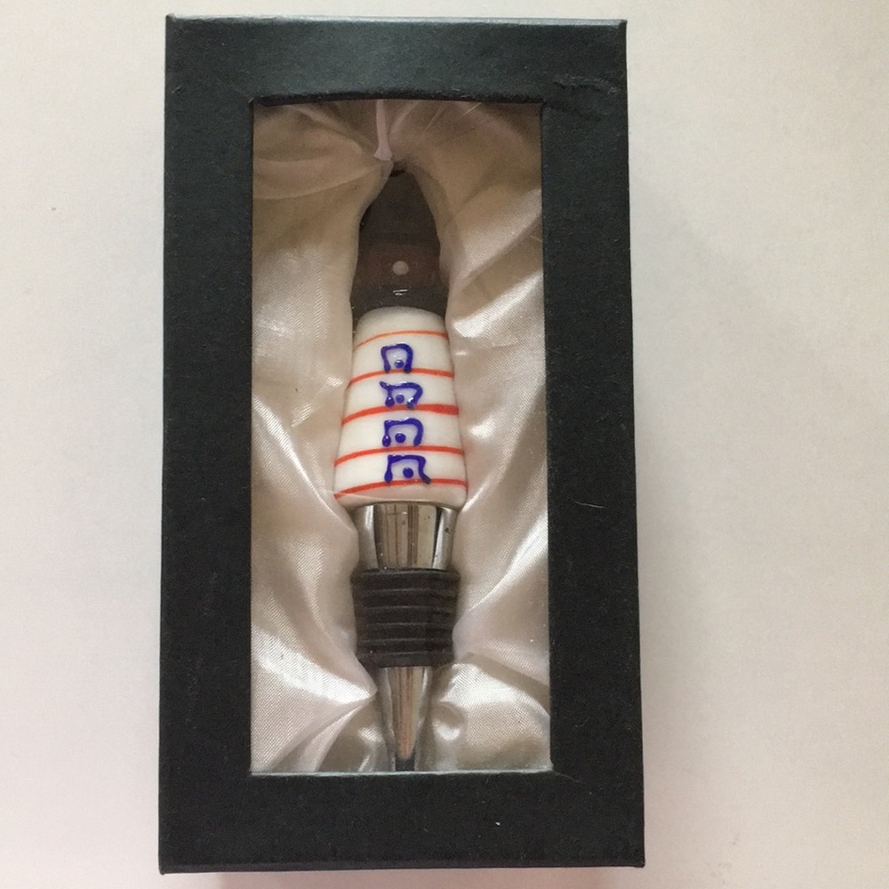 Handmade Lighthouse Wine Stopper